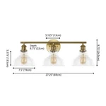 Safavieh Calyna 3LT 27.25" Wall Sconce, Reduced Price 2172781180 SCN4130A. Fixed Price $79.00.