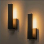 Cattleya Matte Black Dimmable Led Outdoor Wall Light With Frosted Glass Diffuser. Fixed Price $60.00.
