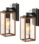 Vianis 2 Packs Garage Outdoor, Dusk Dawn Outside Wall Lights Fixture. Fixed Price $49.00.