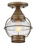 Burnished Bronze Led Convertible Flush Mount From The Cape Cod Collection. Fixed Price $199.00.