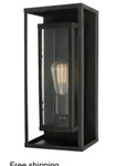 Globe Electric 44307 Montague 1-LIGHT Bronze Outdoor Wall Lantern Sconce. Fixed Price $85.00.