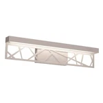 Afx Lighting Boon 24" Wall Sconce, White/white - BONV240520L30ENWH. Fixed Price $43.99.