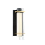 George Kovacs P1511-707-L Midnight Gold Led Outdoor Wall Sconce Ribbed Glass. Fixed Price $159.99.
