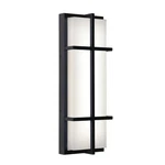 Afx Lighting August 1LT 20'' Led Outdoor Sconce, Black/white - AUGW0720LAJMVBK. Fixed Price $204.00.