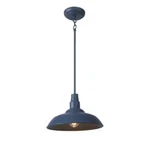 Home Decorators HDP99215BLU 14" Blue Outdoor Mini Pendant Light. Fixed Price $39.99.