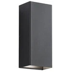 Kichler Walden In/out Wall 2LT Led, Text Blk, Clear Temp W/in Etch - 49551BKTLED. Fixed Price $439.99.