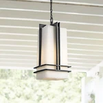 Kichler Tremillo Collection 17" High Black Outdoor Hanging Light. Fixed Price $231.99.