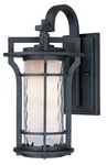 Maxim 30486 Black Oakville 21"H 1-LIGHT Wall Sconce With Water Glass. Fixed Price $286.40.