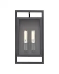 Used Millennium Lighting 270002-TBK Agatha Outdoor Wall SCONCE-15.6. Fixed Price $118.92.