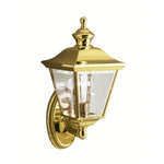 Kichler Bay Shore Outdoor Wall 1LT 9.25X20", Pol Brass, Clear Beveled - 9713PB. Fixed Price $684.99.