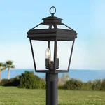 Stratton Street Vintage Outdoor Post Light Fixture Textured Black 18 1/2" Porch. Fixed Price $239.99.