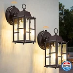 Okeli 2-PACK Dusk To Dawn Outdoor Wall Lights Weatherproof Exterior Lighting. Fixed Price $106.88.