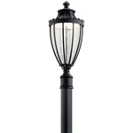 Kichler Wakefield 1 Outdoor Post Light, Textured Black - 49756BKTLED. Fixed Price $85.00.