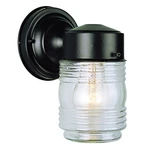 4900BK Trans Globe Imports Quinn Outdoor 1-LIGHT Jelly Jar Wall Lantern. Fixed Price $30.00.