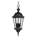 Capital Lighting Carriage House 3 Lamp Outdoor Hanging Fixture, Black - 9724BK. Fixed Price $188.00.