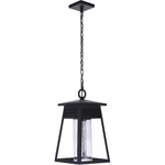 Craftmade Becca Light Large Outdoor Pendant, Textured Matte Black ZA2721-TB. Fixed Price $152.00.