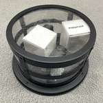 Sylvania Cambridge Vintage Flush Mount Ceiling Light Black Glass Led Fixture. Fixed Price $39.99.