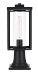 Outdoor Light Fixture Glass Shade Pole Exterior Porch Walkway Patio Lantern 16". Fixed Price $130.52.