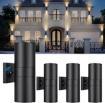 Black Exterior Lighting Fixtures Wall Mount Dusk To Dawn, Modern Outdoor. Fixed Price $182.99.