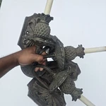 Pair Vintage Quoizel Pineapple Wall Bronze Hospitality Heavy Set. Fixed Price $40.00.