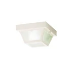 Kichler Outdoor Plastic Ceiling 1LT, White, Frosted - 9320WH. Fixed Price $44.99.