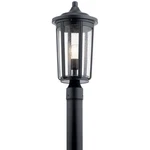 Kichler 49895 Fairfield 19" Tall Outdoor Single Head Post Light - Black. Fixed Price $175.98.