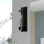 Cascadia Bari 4.25-IN 1 -light Matte Black Wall Sconce W0427. Fixed Price $113.09.