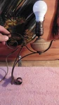 Vtg Antique Wrought Iron Wall Mounted Sconce Light Fixture Shade. Fixed Price $41.65.