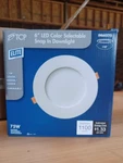 New (lot Of 6) Tcp DR6CCT2, 6" Recessed Snap-in Led Downlight, 3,4,5K. Fixed Price $40.00.