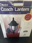 Maxlite Coach Lantern With Box. New. Has Damage And Shelf Wear.. Fixed Price $15.00.