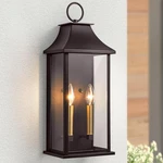 Lawyettle Oil Rubbed Bronze Dusk To Dawn Outdoor Wall Light, 20.6 Large Outsi.... Fixed Price $128.11.