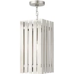Livex Lighting 20757-91 Greenwich Outdoor Pendant Chandeller Brushed Nickel. Fixed Price $1689.97.
