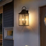 Ftl 18"OUTDOOR Wall Lights Fixture For House, Black Large Porch Mount. Fixed Price $89.99.