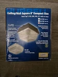 Hubbell- Ceiling/wall Square 9" Compact Size S9-42F Outdoor Lighting New. Fixed Price $129.99.
