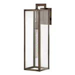 Hinkley Lighting Max Outdoor 1 Large Wall Mount, Bronze/clear 2595BU-LL. Fixed Price $509.00.