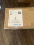 Kichler 43683WH - White Danika Light 16" Pendant W/ Wood Accent New. Fixed Price $59.99.