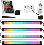 Meikee Solar Rgbw Led Wall Washer Light 4 In 1, IP66 Waterproof Multicolor. Fixed Price $72.61.