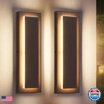 Zsmaiku 2 Packs Brown Outdoor Wall Sconce Exterior Lights Fixturewaterproof. Fixed Price $127.98.