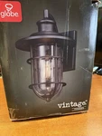 Globe Electric 44308 Turner 1-LIGHT Black Outdoor Wall Lantern Sconce. Fixed Price $39.99.