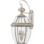 Quoizel NY8317 Pewter Newbury 2-LIGHT 20"H Outdoor Wall Sconce With Clear Glass. Fixed Price $184.99.