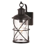 Vaxcel Adams 1 6.5" Outdoor Wall Light, Black/clear - T0634. Fixed Price $179.99.