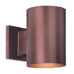 Vaxcel Chiasso Aluminum 1 Light Bronze Dark Sky Cylinder Outdoor Wall Lantern. Fixed Price $85.09.