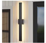 Uixe 32" Black Rotary Base Led Outdoor Wall Lantern 18W Bulb Hardwired. Fixed Price $26.18.