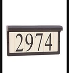 Sea Gull Lighting 9600-71 Outdoor Address Fixture Antique Bronze Finish. Fixed Price $25.00.