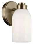 Kichler Shae 5" Light Wall Sconce Bathroom Vanity Fixture Champagne Bronze. Fixed Price $105.60.