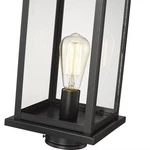 Powder Coat Black One Light Outdoor Post Lantern From The Bowton Collection. Fixed Price $149.90.