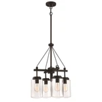 Craftmade Crosspoint Light Outdoor Chandelier, Espresso 52124-ESP. Fixed Price $324.40.