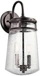 Lyndon 18 1/4" Bronze Outdoor Wall Light By Kichler. Fixed Price $334.99.