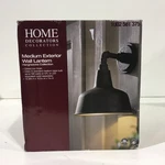 Home Decorators Hargreaves 1-LIGHT Gilded Iron Outdoor Wall Mount Lantern New. Fixed Price $52.46.