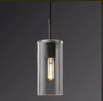 Two! Modern Pendant Light Fixtures 9-1/2" Tall Glass 4-5/8" On Black Hardware.. Fixed Price $53.00.